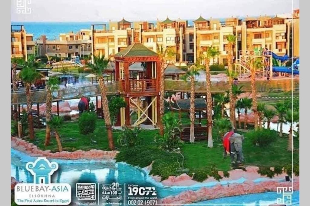 Amazing Chalet At Bluebay Asian Resort Pool View - Families Only Ajn Suchna Zewnętrze zdjęcie