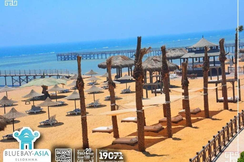 Amazing Chalet At Bluebay Asian Resort Pool View - Families Only Ajn Suchna Zewnętrze zdjęcie